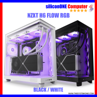 NZXT H6 FLOW RGB Dual Chamber B/W [3FAN, ATX]