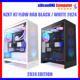 NZXT H7 FLOW RGB WHITE 2024  [ATX,3FAN F360 RGB, up 360MM] 