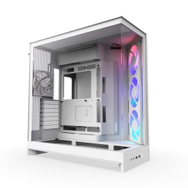 NZXT H9 FLOW RGB ALL BLACK [2025] EATX [F420RGBCORE+F120Q] 