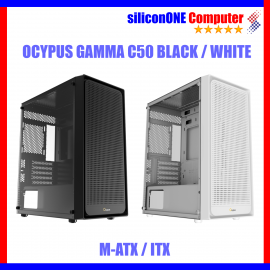 Ocypus Gamma C50 BK/WH [+4FAN F12, MATX] 