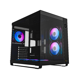 Ocypus IOTA C70 BK/WH  [6FAN ARGB,ATX] Dual Chamber LCD Display 
