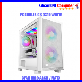 PCCOOLER C3-D310 WHITE 3FAN HALO ARGB MATX 