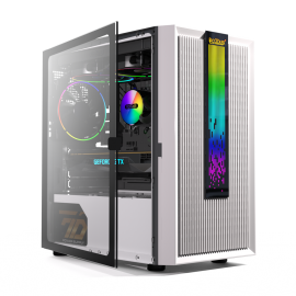 PCCOOLER LM200 WHITE [MATX,0FAN] 
