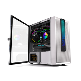 PCCOOLER LM200 WHITE [MATX,0FAN] 