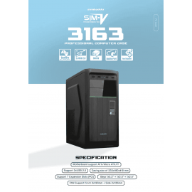 Simbadda SIM-V 3163 + 380W [ATX] USB2 