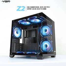 VBR Z2 [0FAN,MATX] USB-C AIO240 GPU330MM Black 