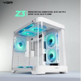 VBR Z3 [0FAN,MATX] USB-C AIO240 GPU330MM Black Curve 
