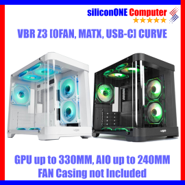 VBR Z3 [0FAN,MATX] USB-C AIO240 GPU330MM Black Curve 