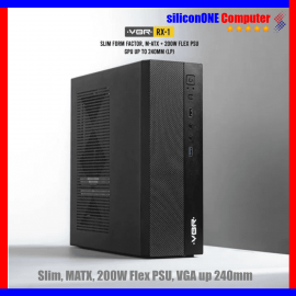 VBR RX 1 + 200W PSU FLEX [SLIM, MATX, GPUup240mm] 