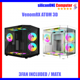 VenomRX ATOM 3D [3FAN, MATX] WHITE 