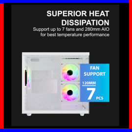 VenomRX Daemon S6 Black [0FAN,MATX] 