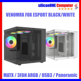 VenomRX FOX ESPORT Black [3FAN Auto RGB, MATX]