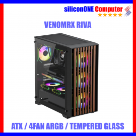 VenomRX RIVA [4FAN, ATX] BLACK WOOD 