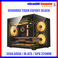 VenomRX TIGER ESPORT Black [3FAN Auto RGB, MATX] G..