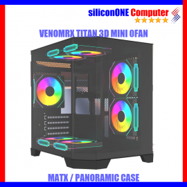 VenomRX TITAN 3D MINI BLACK Panoramic [MATX] 