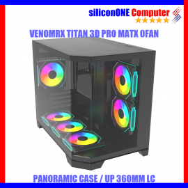 VenomRX TITAN 3D PRO BLACK Panoramic [MATX] 