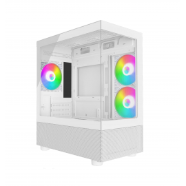 VenomRX ZERO SKY [3FAN Auto RGB, MATX] WHITE TG 