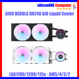 AIGO DN240 AIO LIQUID COOLER ARGB Black/White 