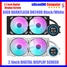 AIGO DN240D AIO 2.1"  LCD LIQUID COOLER Black 