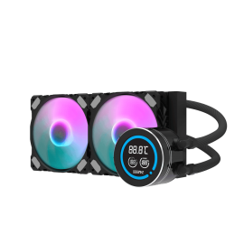 AIGO DN240D AIO 2.1"  LCD LIQUID COOLER Black 