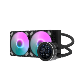 AIGO DN240S AIO 2.1" IPS LCD LIQUID COOLER Black 