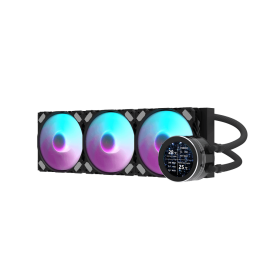 AIGO DN360S AIO 2.1" IPS LCD LIQUID COOLER Black 