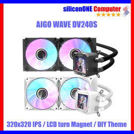 AIGO DV240S AIO LIQUID COOLER BLACK 