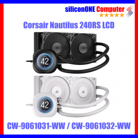 Corsair Nautilus 240 RS LCD Black/White LGA1851 support 5Y 