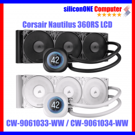 Corsair Nautilus 360 RS LCD Black/White LGA1851 support 5Y 