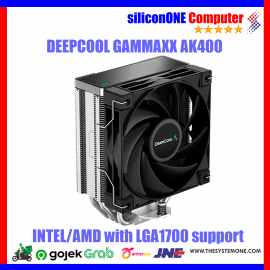 Deepcool AK400 12CM FAN [LGA1851/1700/1200/115X,AM5/AM4] 