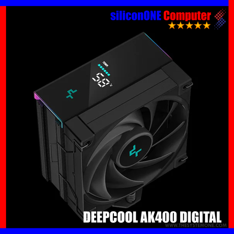 Deepcool AK400 DIGITAL BLACK/WHITE 12CM FAN 
