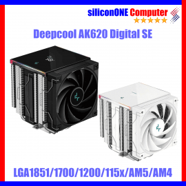 Deepcool AK620 DIGITAL SE BLACK [LGA1851/1700/1200/115X,AM5/AM4] 