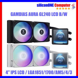 Gamdias AURA GL240 LCD Black / White 