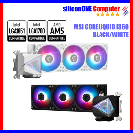MSI CORELIQUID I360 Black LGA1851 1700 AM5 AM4 