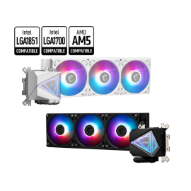 MSI CORELIQUID I360 Black LGA1851 1700 AM5 AM4 