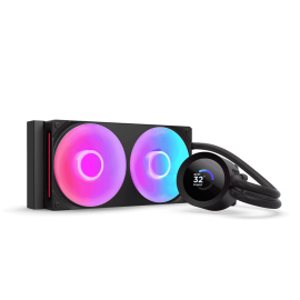 NZXT KRAKEN PLUS 240 RGB V2 - 1.54" DISPLAY BLACK 