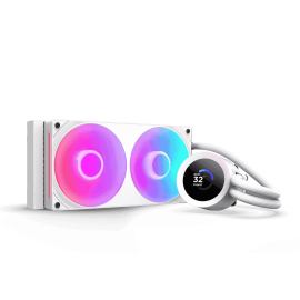 NZXT KRAKEN PLUS 240 RGB V2 - 1.54" DISPLAY WHITE 