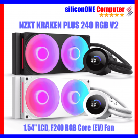 NZXT KRAKEN PLUS 240 RGB V2 - 1.54" DISPLAY BLACK 