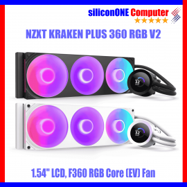 NZXT KRAKEN PLUS 360 RGB V2 - 1.54" DISPLAY BLACK 