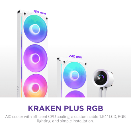 NZXT KRAKEN PLUS 360 RGB - 1.54