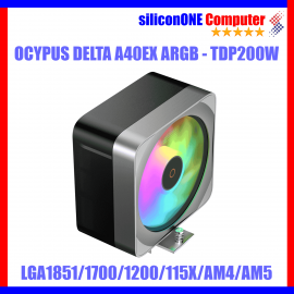 Ocypus Delta A40 EX BK ARGB [TDP200W] 