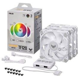 ASUS TUF GAMING TF120 ARGB 3IN1 WHITE 