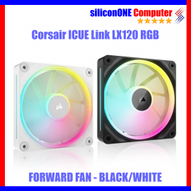 Corsair LX120 RGB Single iCUE-Link Black/White 