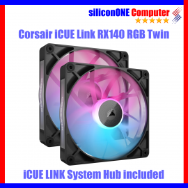Corsair RX140 RGB Twin Pack iCUE LINK 