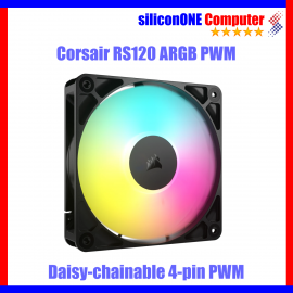 Corsair RS120 ARGB Single Pack Black 