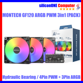Montech GF120 ARGB 3in1 Pack  Black / White 