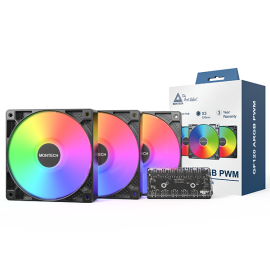 Montech GF120 ARGB 3in1 Pack  Black / White 