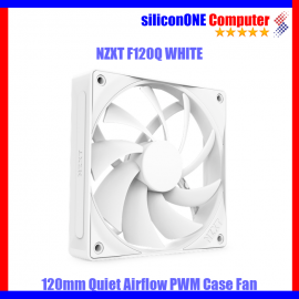 NZXT F120Q Quiet Airflow Non RGB 120mm White RF-Q12SF-W2 