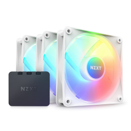 NZXT F120 RGB CORE Triple Pack WHITE Controller RF-C12TF-W1 