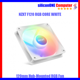 NZXT F120 RGB CORE RGB White Fan RF-C12SF-W1 